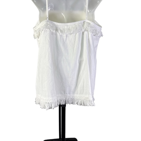 Shein Vaca white  and Blue Embroidered Women's Top XL - Picture 2 of 3